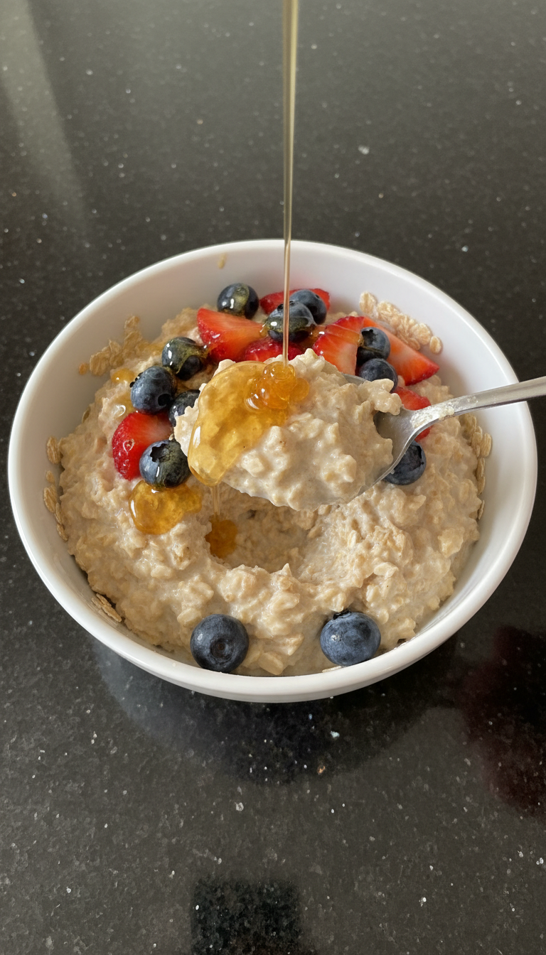 Honey Vanilla Overnight Oats