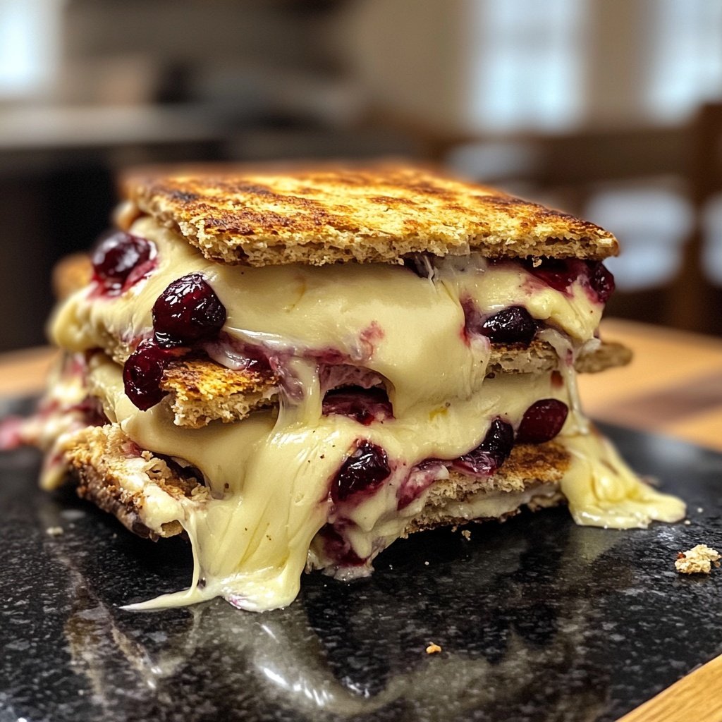 Cranberry Brie S'mores
