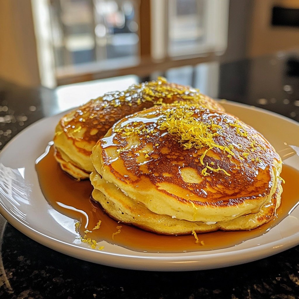Fluffy Lemon Ricotta Pancakes