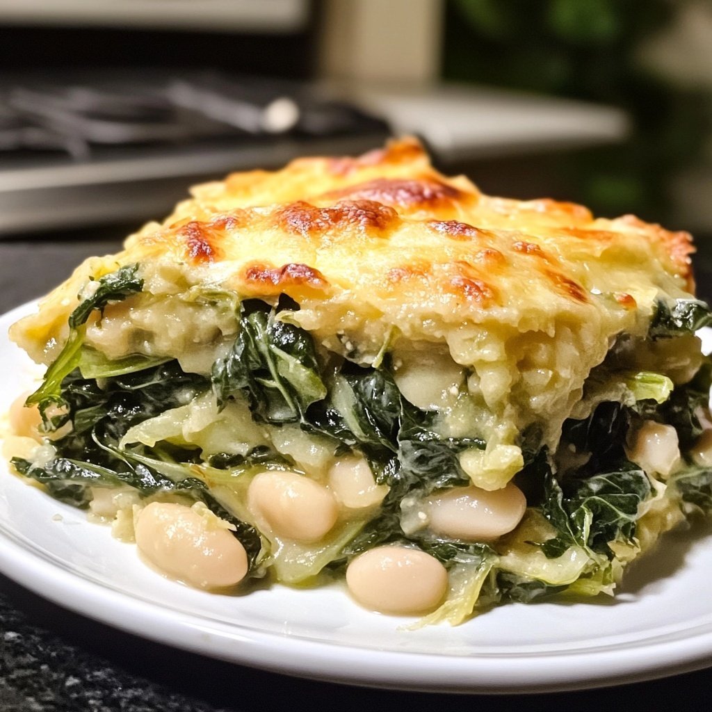 Swiss Chard, Fennel, and White Bean Gratin