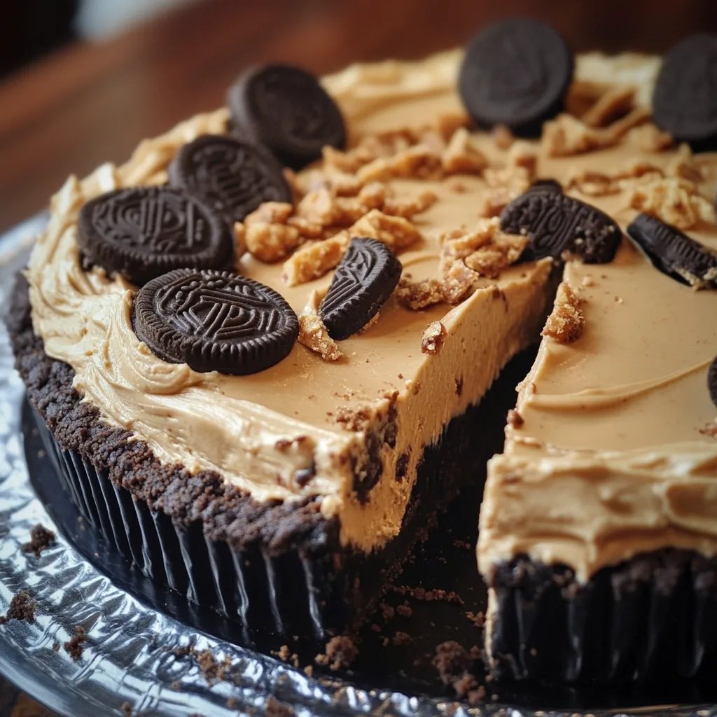 Peanut Butter Pie with Oreo Crust