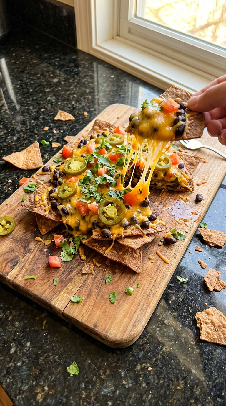 Loaded Veggie Nacho Stacks