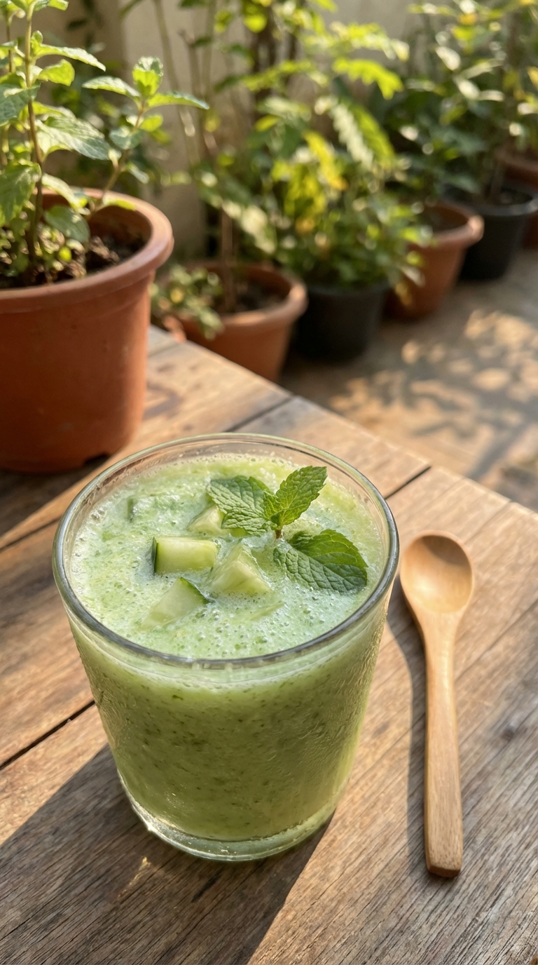 Refreshing Cucumber Mint Smoothie