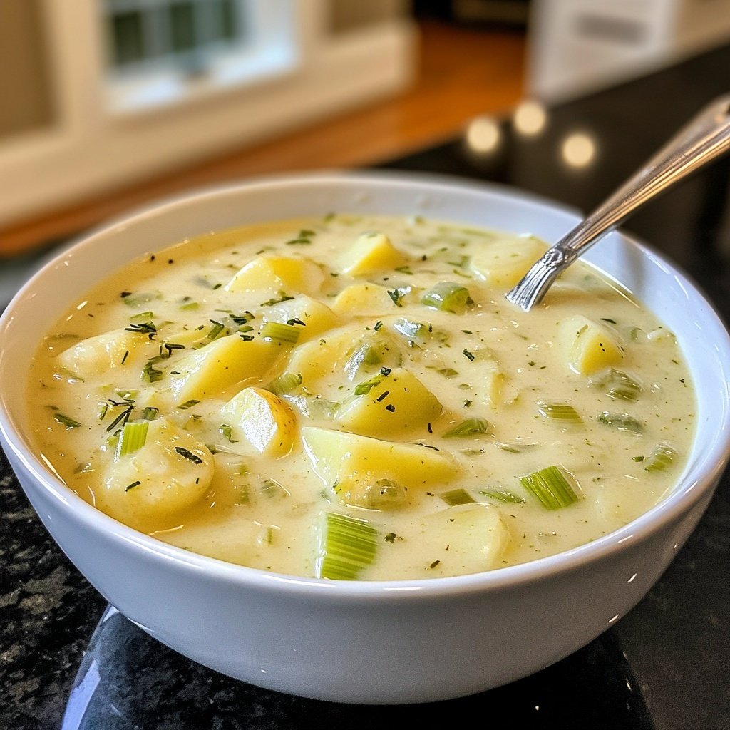 Creamy Potato Leek Soup