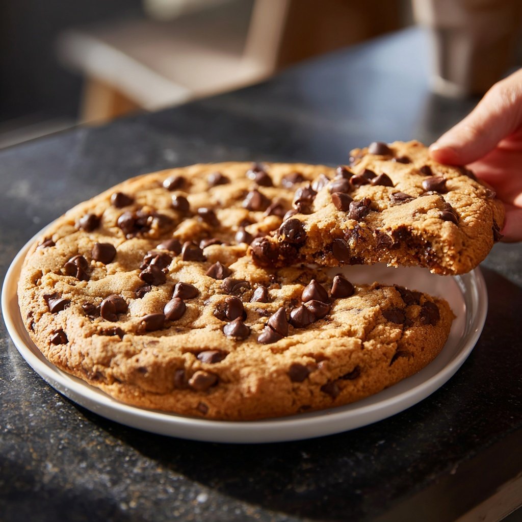 Best Giant Chocolate Chip Cookie