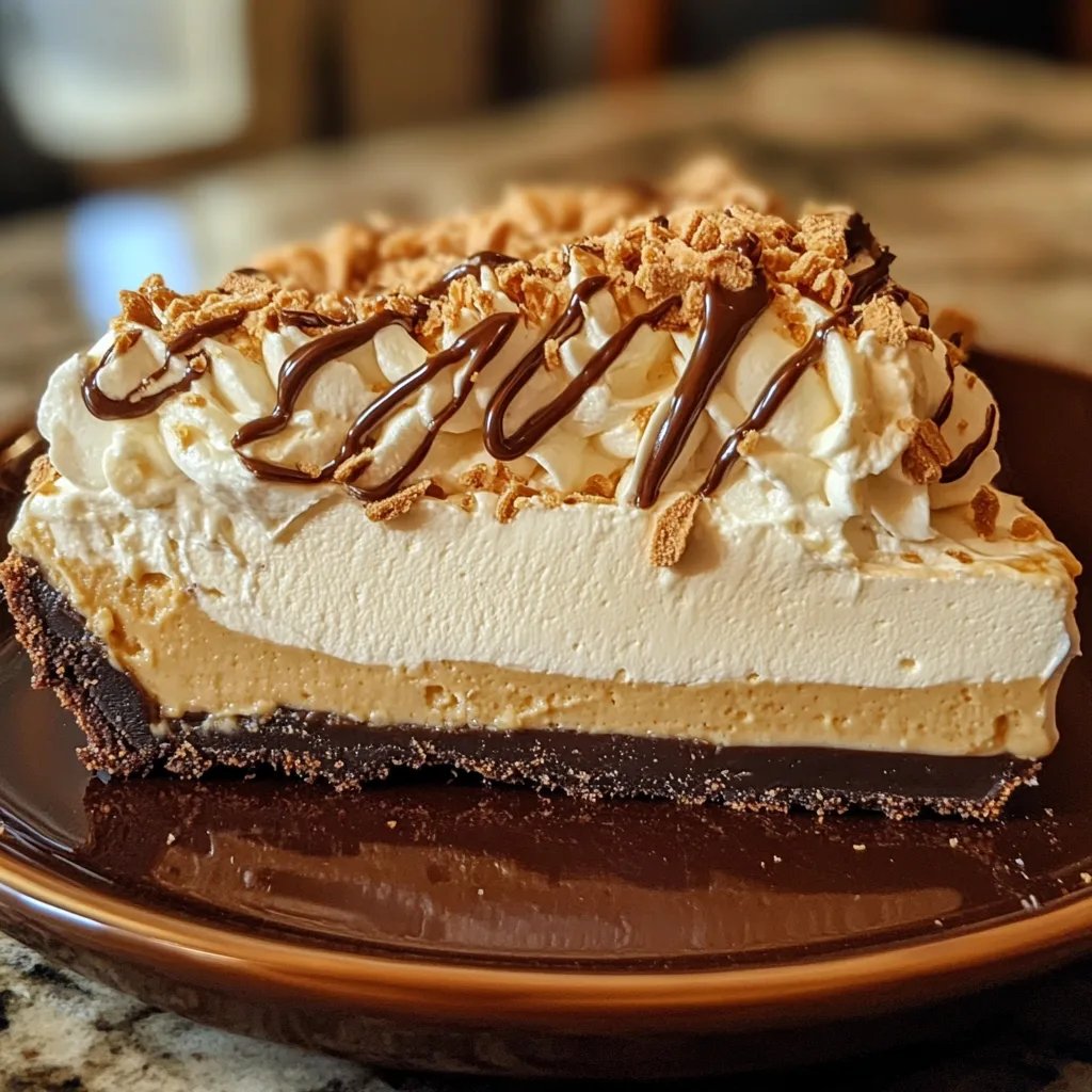 No-Bake Peanut Butter Cream Pie