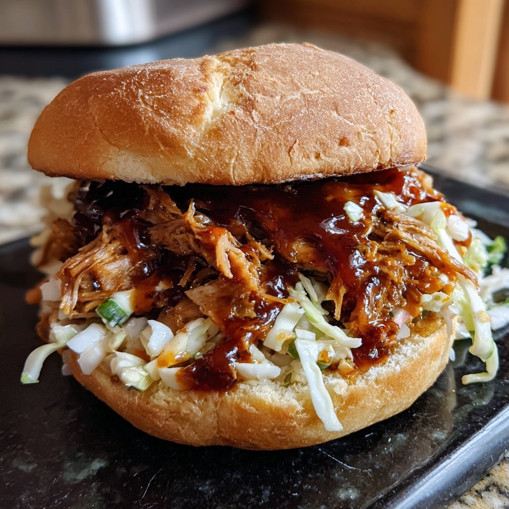 Pulled Pork Sandwich Slow Cooker