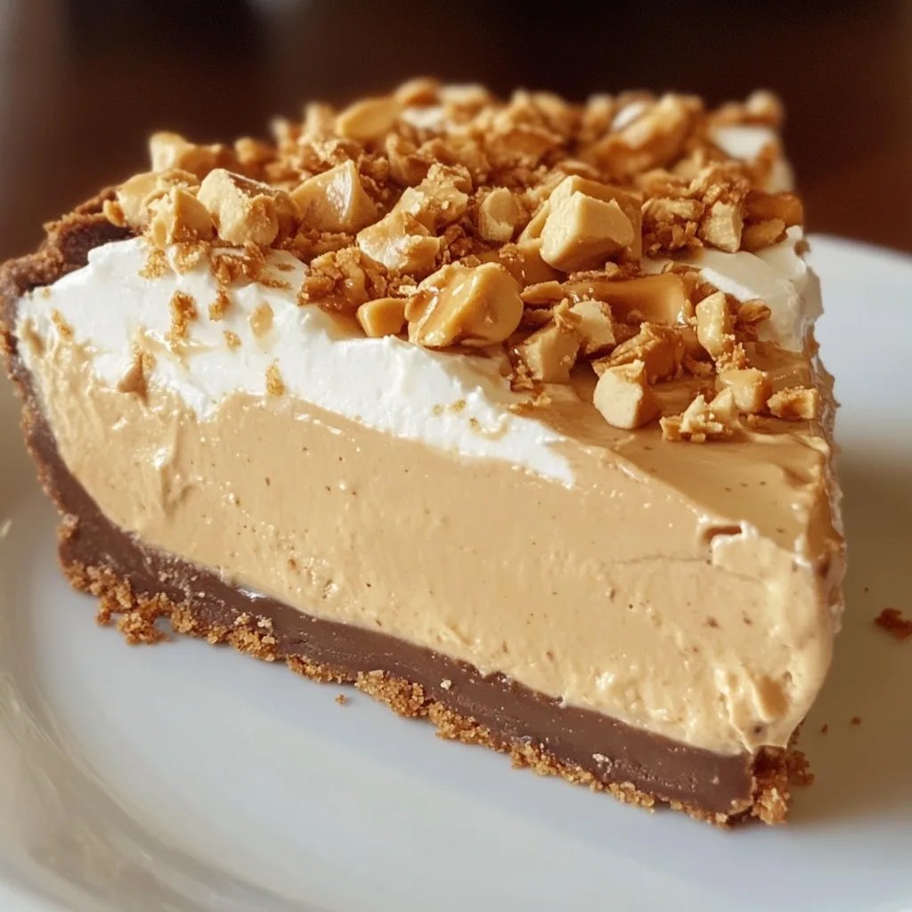 No-Bake Peanut Butter Pie