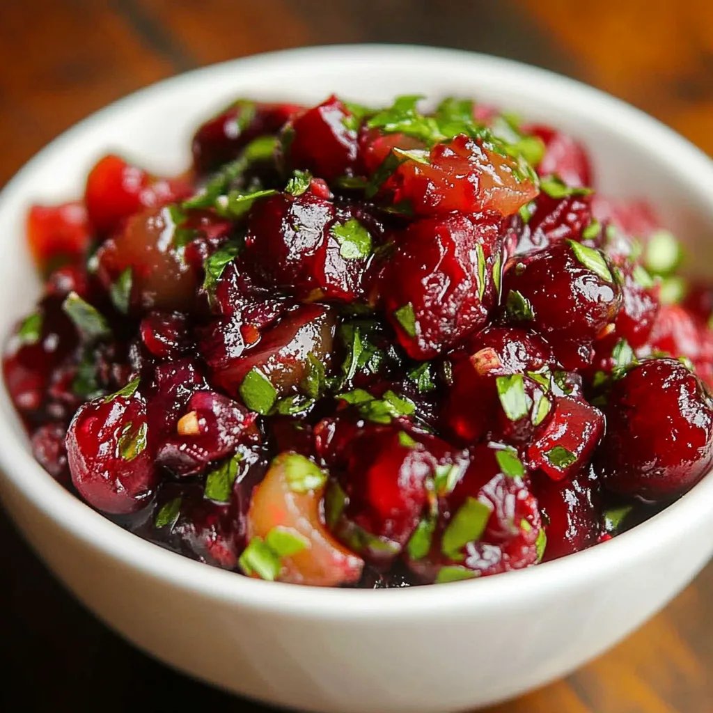 Zesty Cranberry Salsa