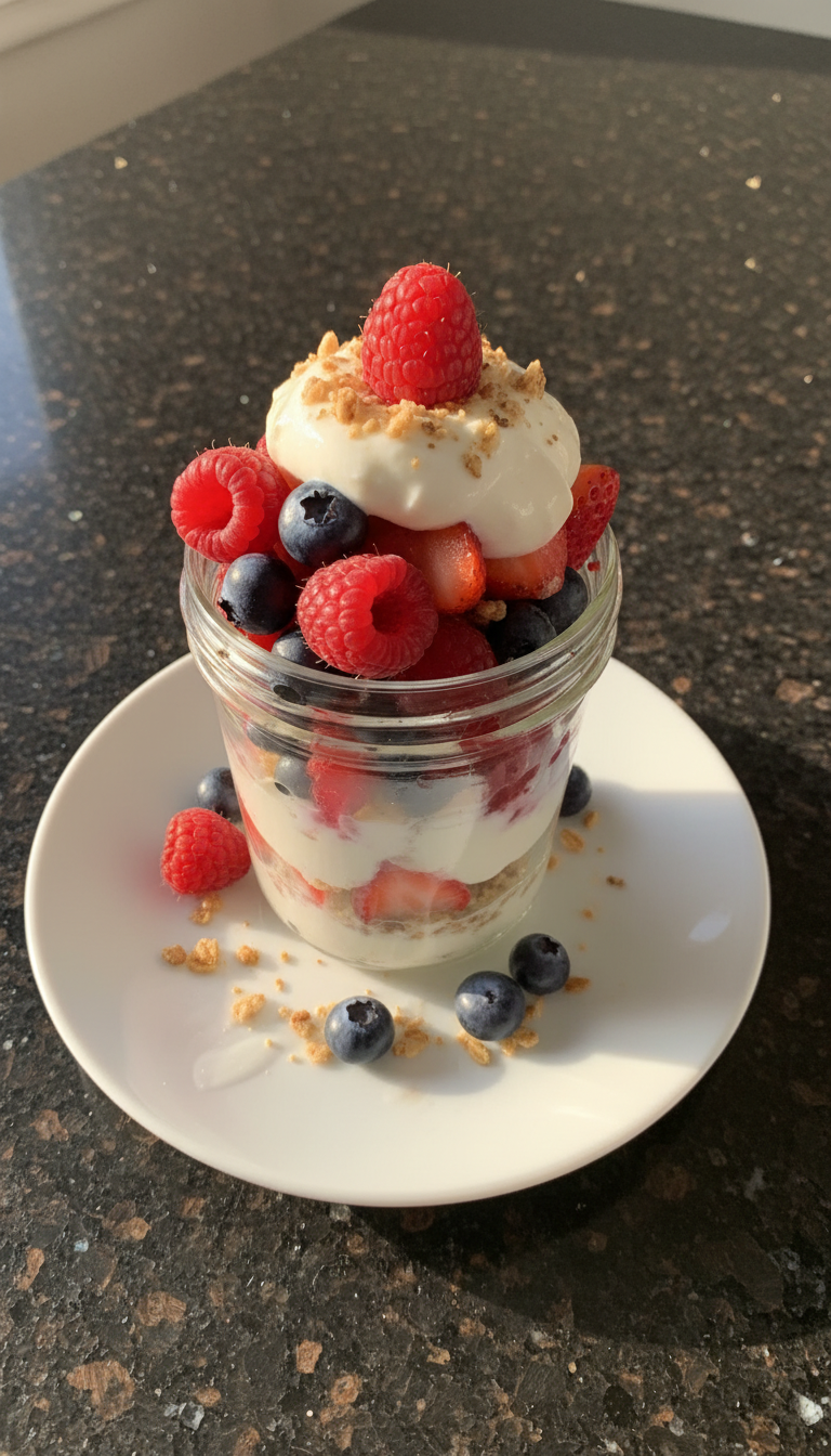 Greek Yogurt and Berry Parfait