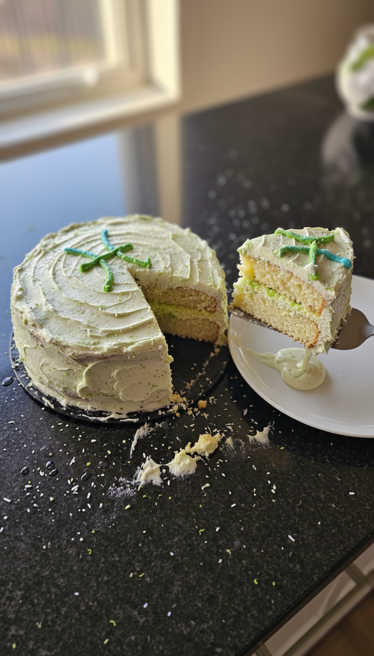 Coconut Lime Pisces Cake