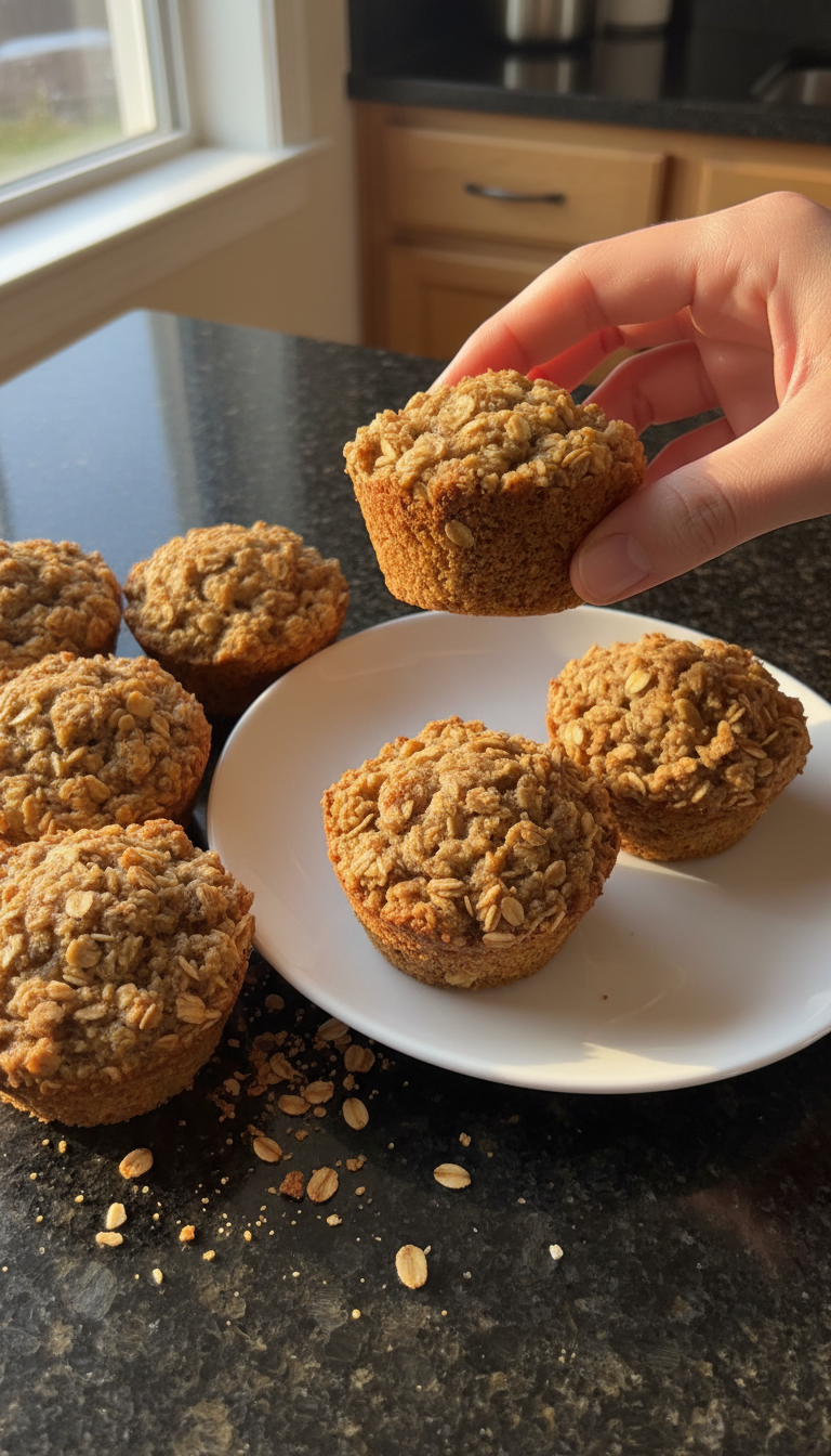 Protein-Infused Banana Oat Muffins