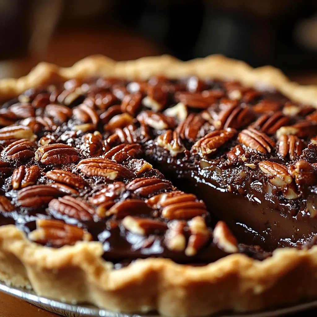 Texas Chocolate Pecan Pie