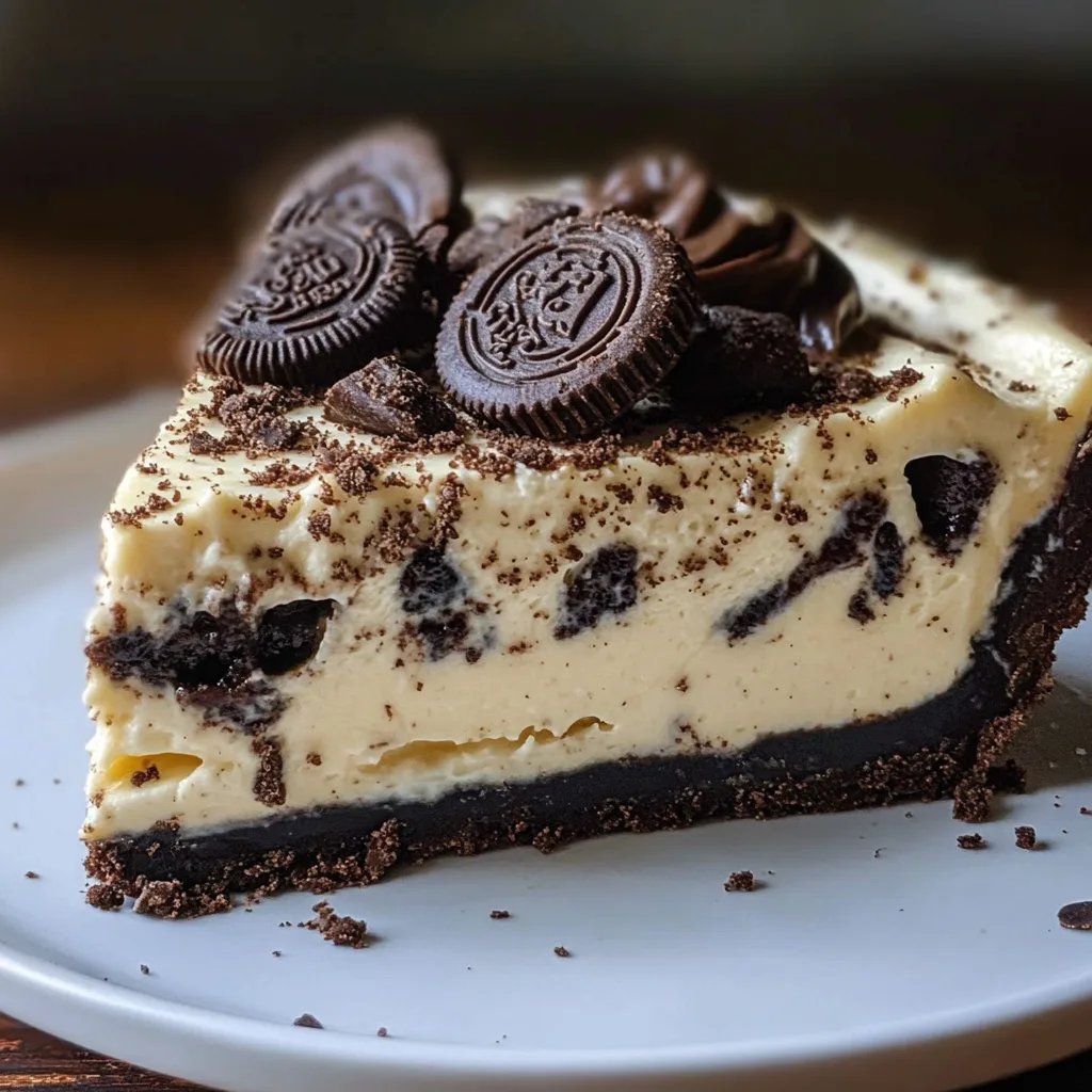 Peanut Butter Oreo Pie
