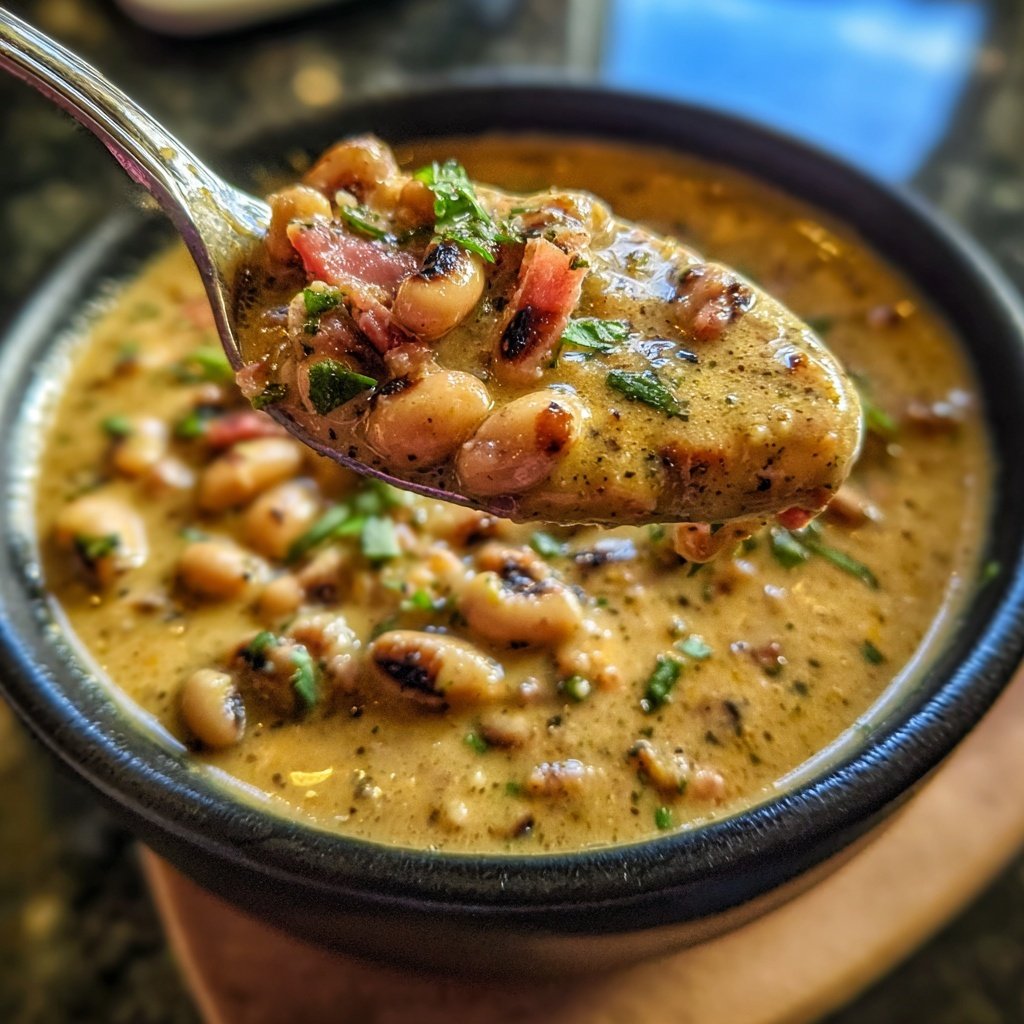 Creamy Southern Black Eyed Peas